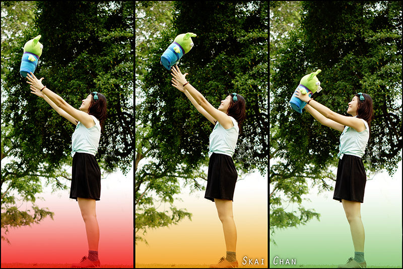 Toy story themed photoshoot session with Maisie Chew at Chinese Gardens