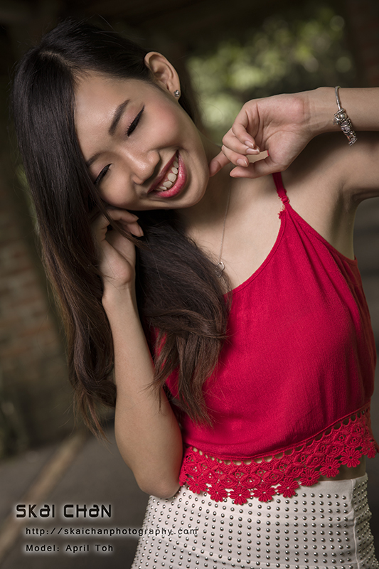 Fashion photoshoot session with April at Botanic Gardens