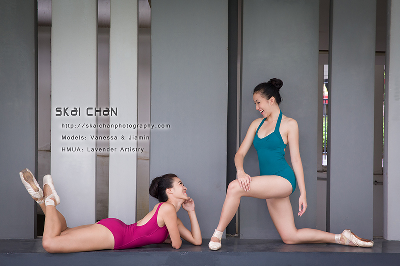 Street dance photoshoot session with Huirong & Tan Jiamin