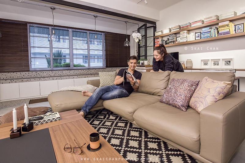 Lifestyle home photoshoot with Tommy & Evelyn