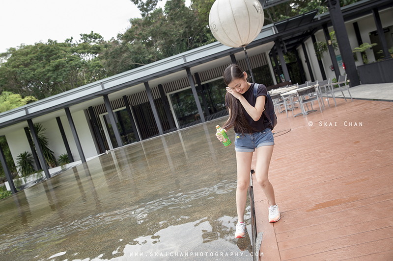 Hiking portrait photoshoot session with AX at HortPark (Southern Ridges)