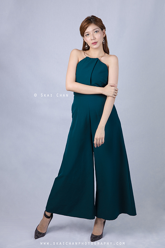 Fashion modelling portfolio photoshoot session with Lovelle Cengiya at makeshift studio at Gold's Gym Singapore @ NTU Alumni Club
