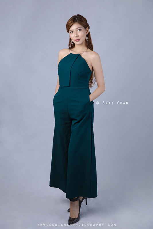 Fashion modelling portfolio photoshoot session with Lovelle Cengiya at makeshift studio at Gold's Gym Singapore @ NTU Alumni Club
