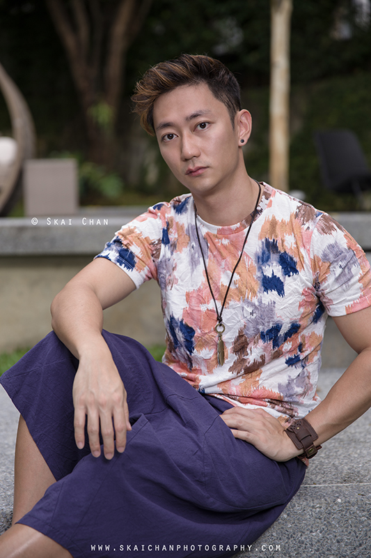 Boho themed men's fashion photoshoot session with Gilbert Lew at Lloyd's Inn