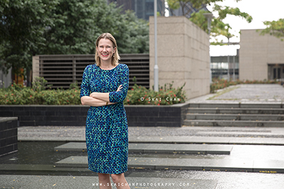 Outdoor High-End Corporate Photoshoot - Ghislaine Nadaud @ The Lawn @ Marina Bay