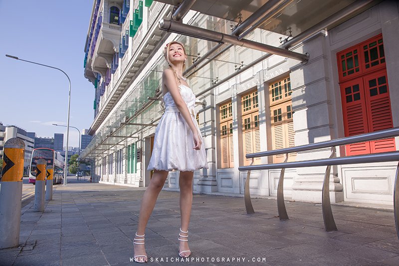 Street pre-wedding photoshoot in Singapore
