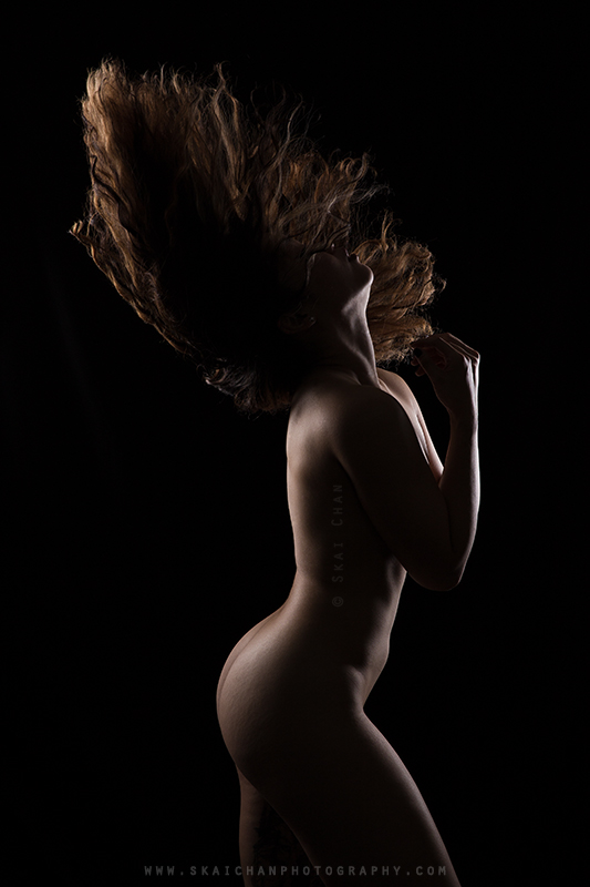 Bodyscape art silhouette photoshoot session with Cho at Tanjong Pagar (photography studio)