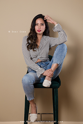 Hair and makeup for Karen Ivy Diaz by Ivy Tan