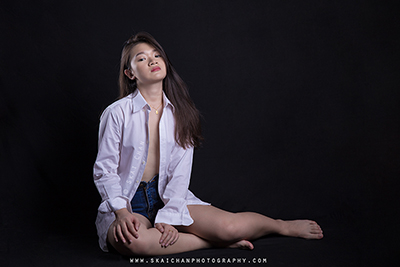 Indoor Studio Glamour Photoshoot - Janice Sui @ Photography studio @ Tanjong Pagar