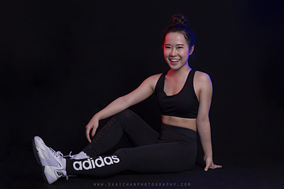 Hair and makeup for Ye Qi by Thao Lee
