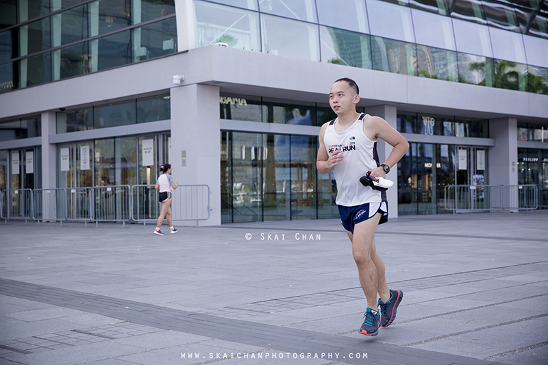 Fitness lifestyle jogging photoshoot session with Lee Yong Hao at Marina Bay Sands (MBS)