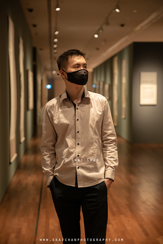 Men's lifestyle fashion portrait photoshoot session with Ben @ National Gallery Singapore