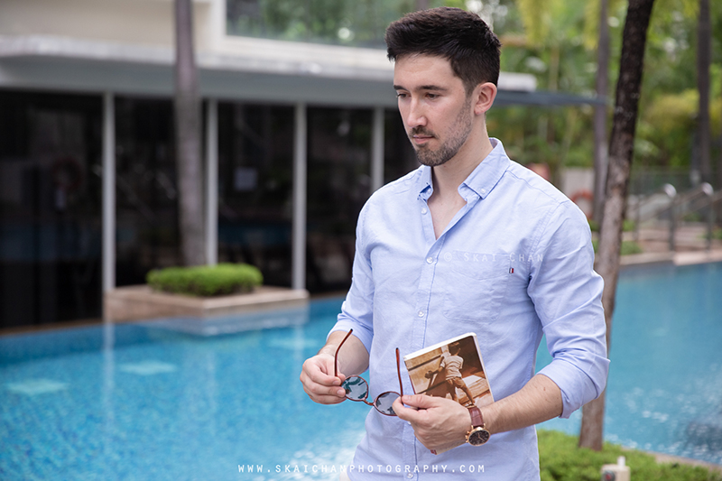 Men's lifestyle fashion photoshoot session with Lukas Berger at Tanjong Katong