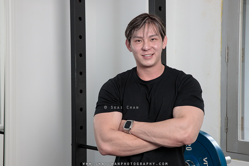 Fitness photoshoot session with Kaelan at Green Curve SG (gym)