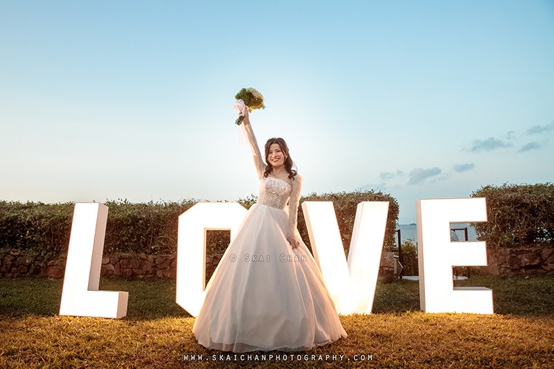 Bridal photoshoot session with Christy Hoa at Changi Cottage