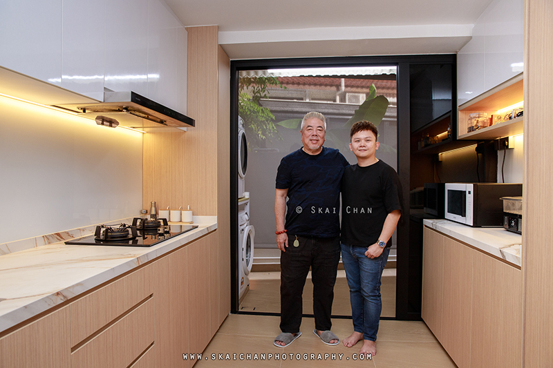 Testimonial photoshoot session with ID Calvin Lee and his client James Goh