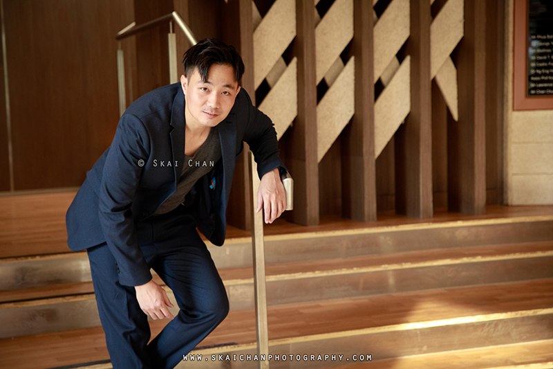 Men's fashion photoshoot session with Ong Yongchuan at Safra Yishun country club