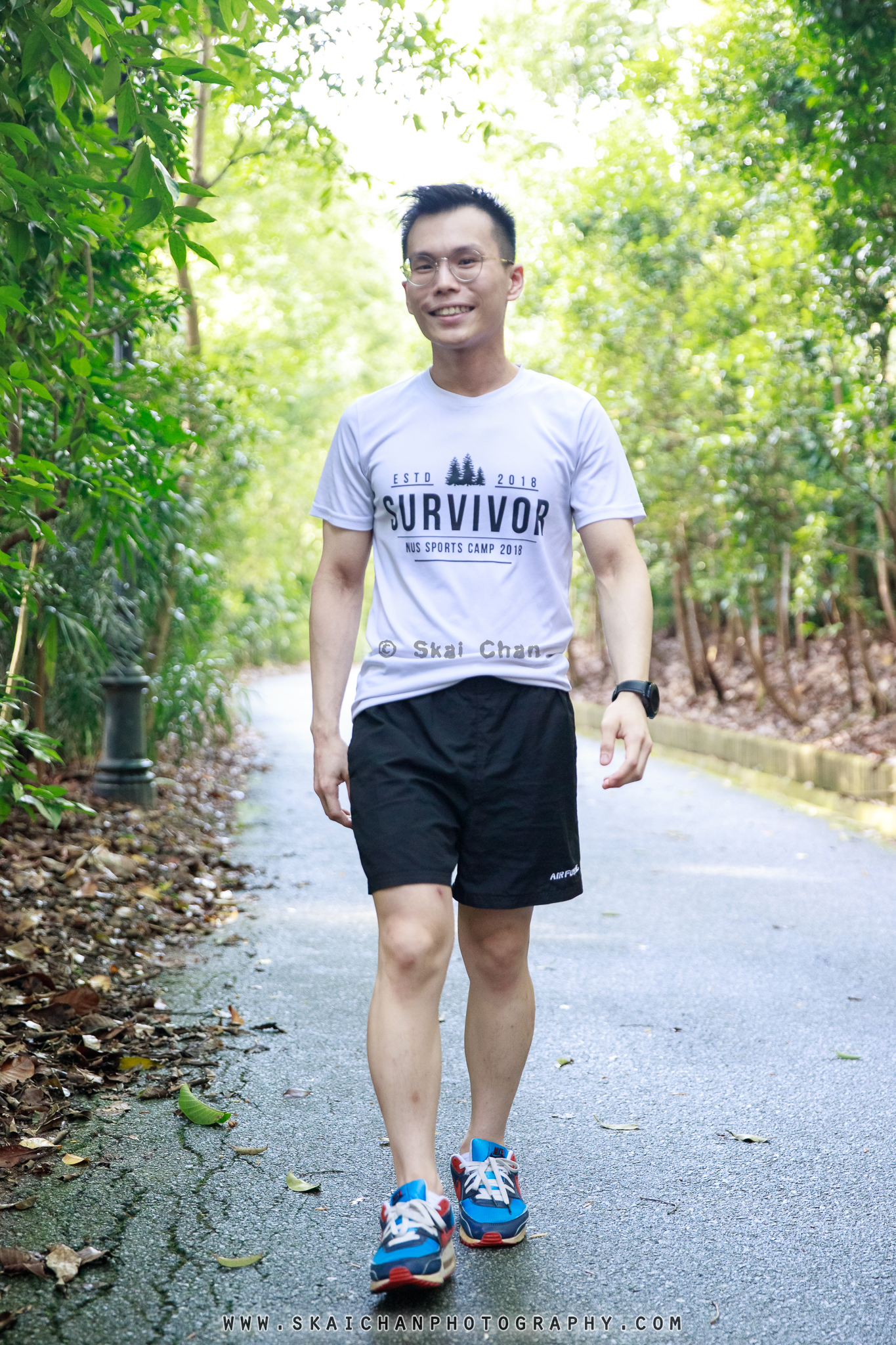 Hiking photoshoot session with Michael Tan at Singapore Botanic Gardens