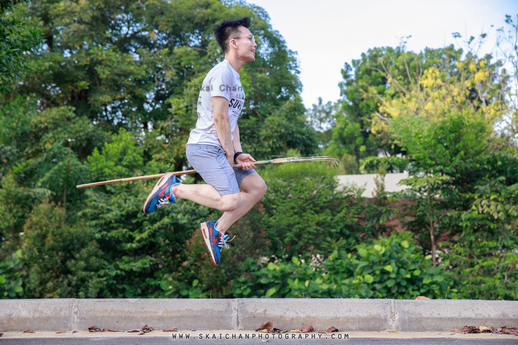 Lifestyle personality photoshoot session with Michael Tan at Forest Discovery Centre