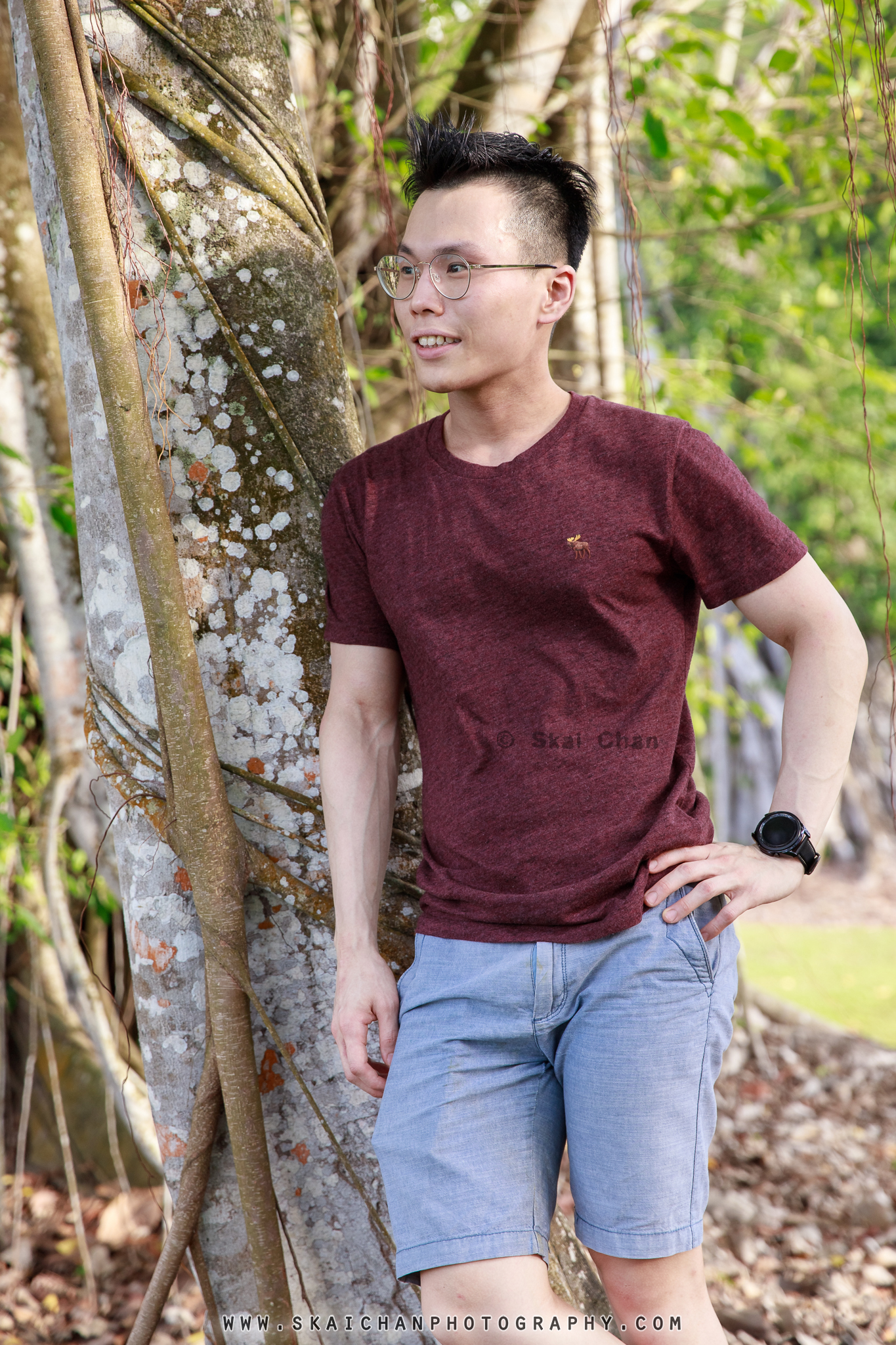 Lifestyle photoshoot session with Michael Tan at Forest Discovery Centre