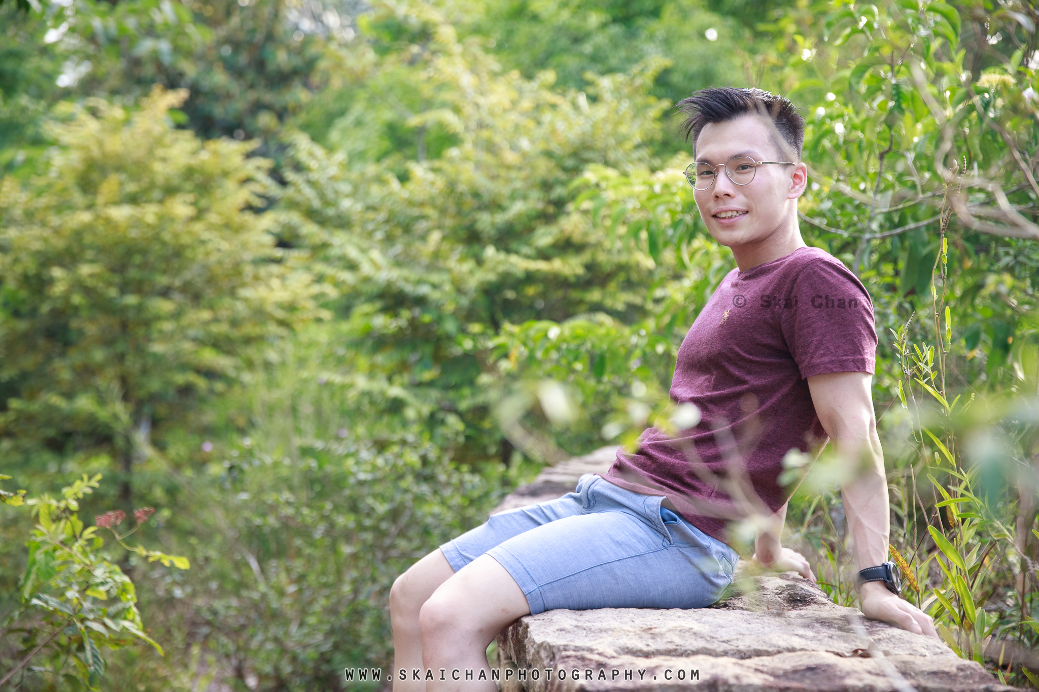 Lifestyle photoshoot session with Michael Tan at Forest Discovery Centre