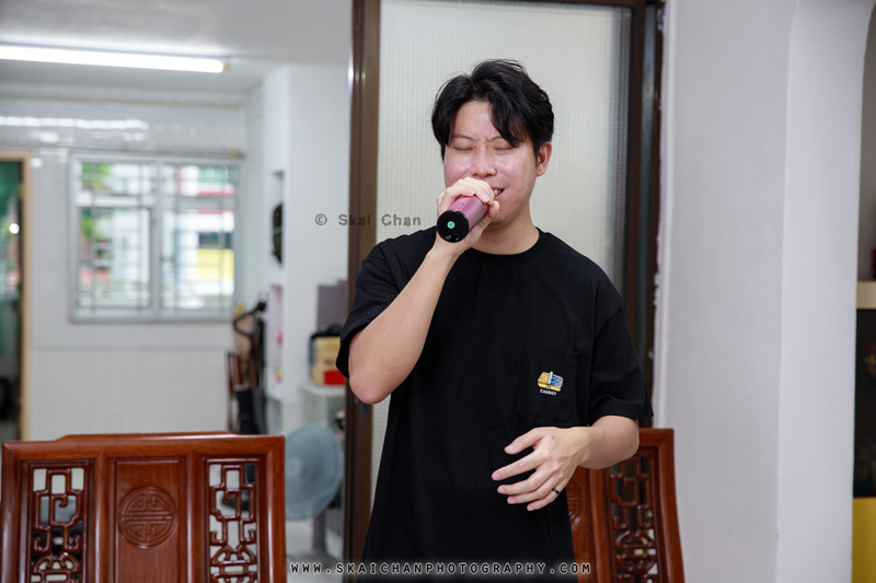 Music singing photoshoot session with Jun Hao @ Home