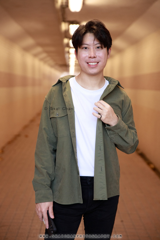 Men's fashion photoshoot session with Jun Hao @ Underpass
