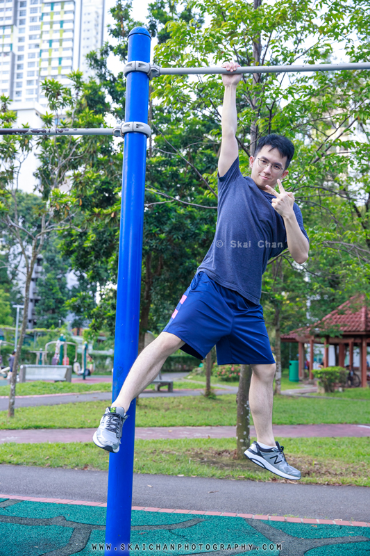 Fitness photoshoot session with Tai Jia Le @ Teban Gardens