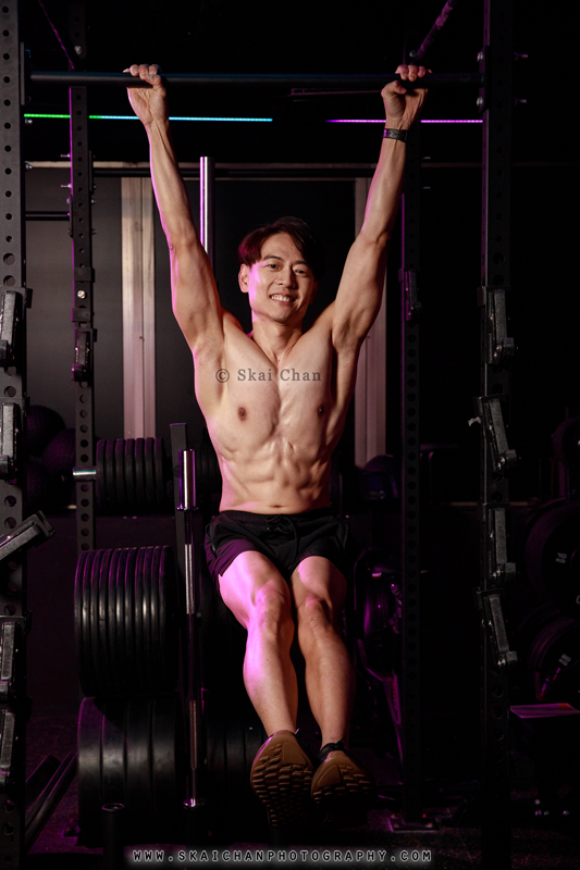 Men's fitness gym photoshoot session with Jeffrey Yeo at S30 (Tanjong Pagar)
