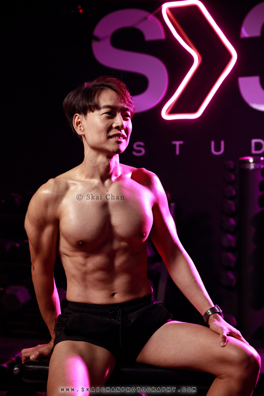 Men's fitness gym photoshoot session with Jeffrey Yeo at S30 (Tanjong Pagar)