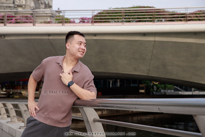 Outdoor Vacation Photoshoot @ Merlion Park & Anderson Bridge Outdoor Vacation Photoshoot - Xin Zhe