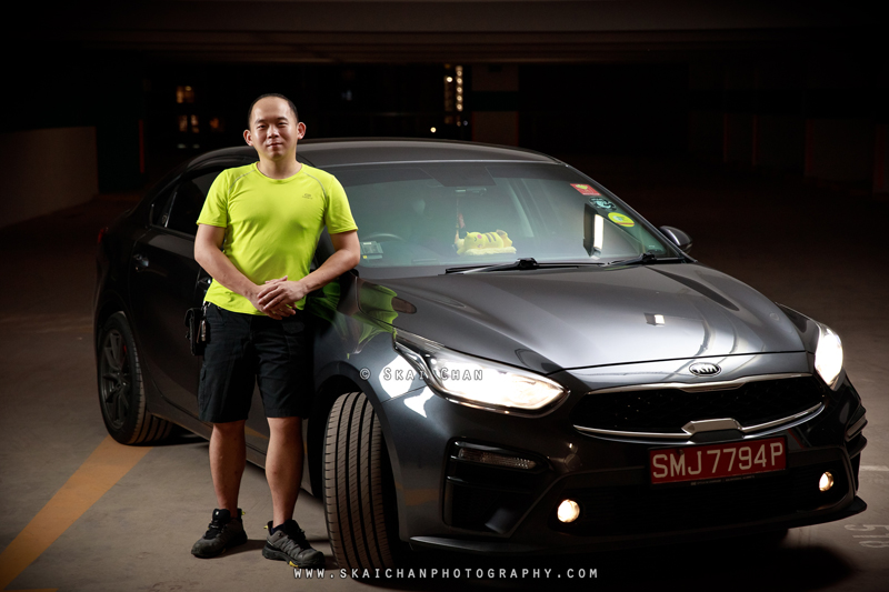 Professional automotive photographer in Singapore